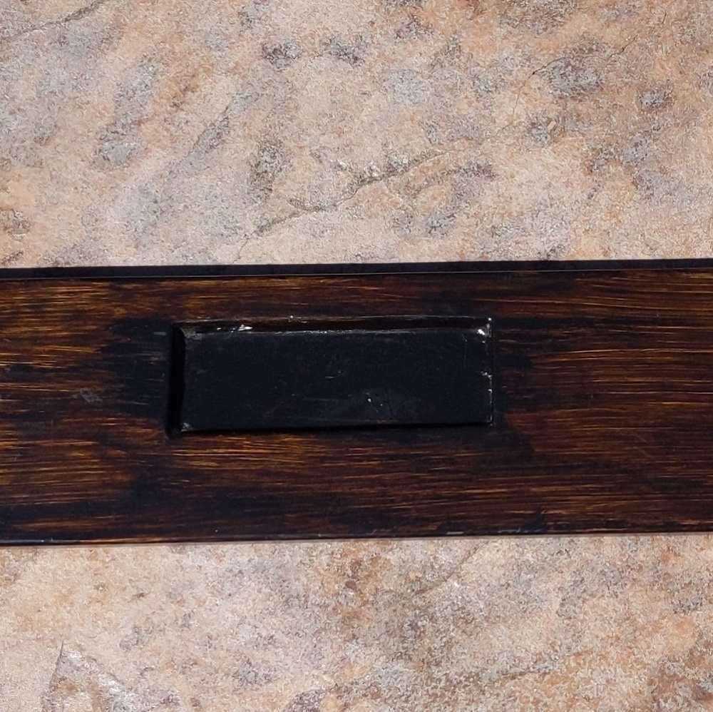 Hand carved and stained bathtub tray - Picture 6 of 7